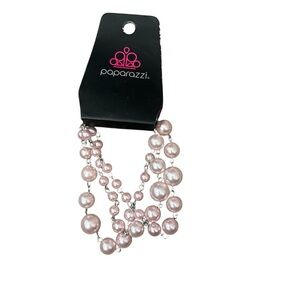 5/$25 Paparazzi Pink Pearl Bracelet